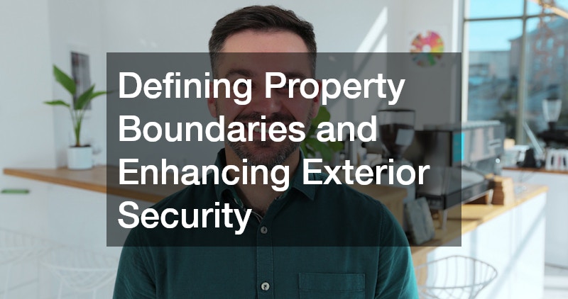 Defining Property Boundaries and Enhancing Exterior Security