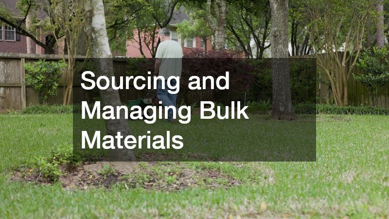 Sourcing and Managing Bulk Materials