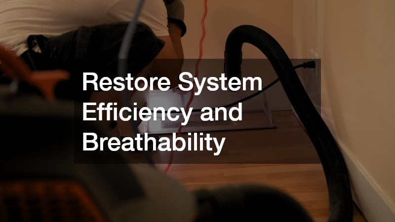 Restore System Efficiency and Breathability