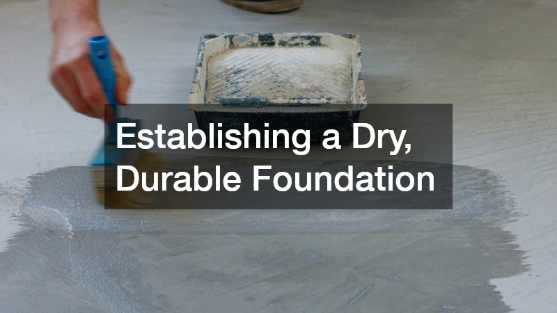 Establishing a Dry, Durable Foundation