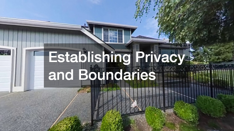 Establishing Privacy and Boundaries