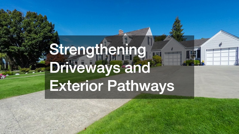 Strengthening Driveways and Exterior Pathways