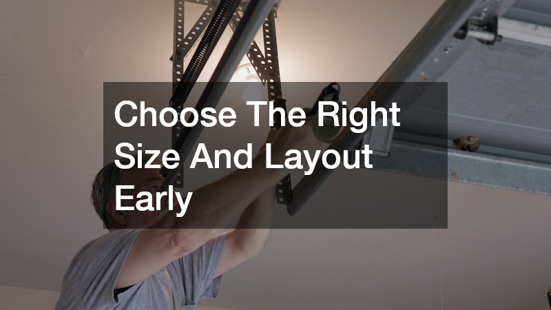Choose The Right Size And Layout Early