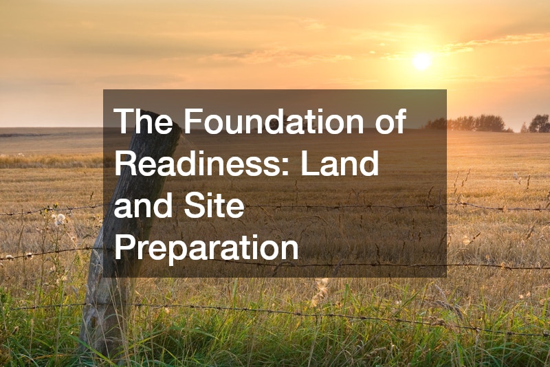 The Foundation of Readiness: Land and Site Preparation