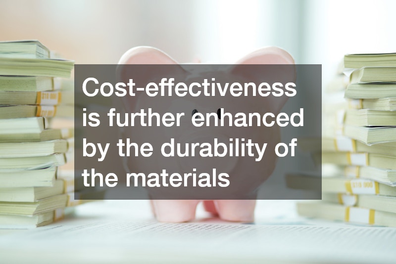 Cost-effectiveness is further enhanced by the durability of the materials