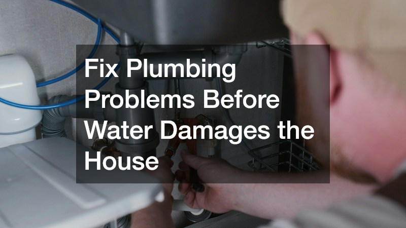 Fix Plumbing Problems Before Water Damages the House