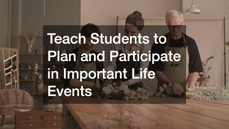 Teach Students to Plan and Participate in Important Life Events