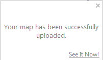 finish notification dialog