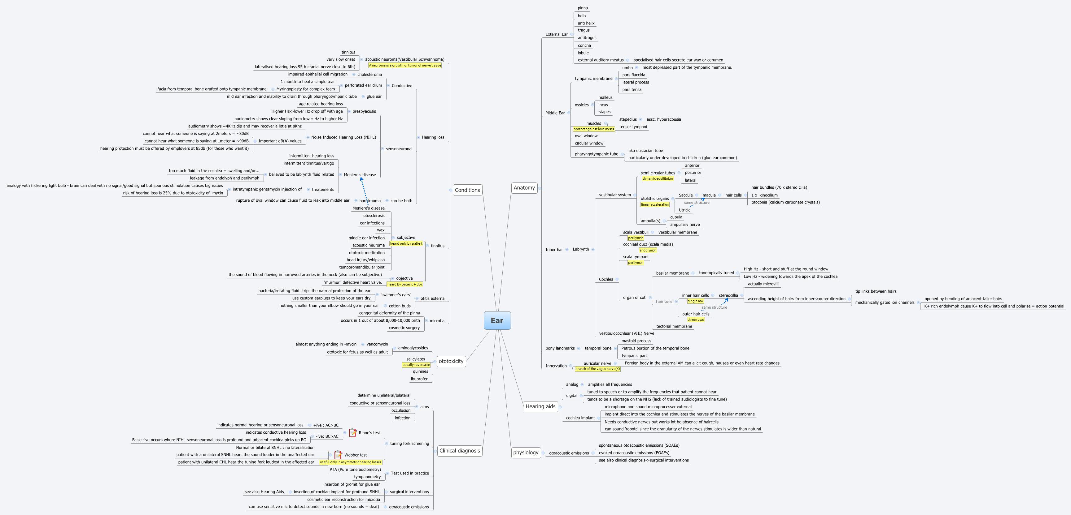 Ear - XMind - Mind Mapping Software