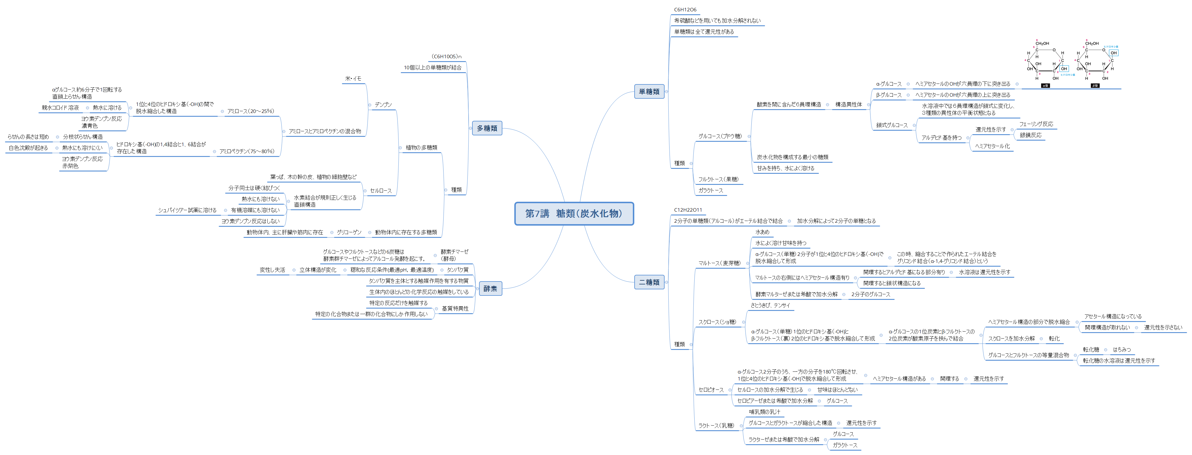 第7講 糖類 炭水化物 Xmind Mind Mapping Software