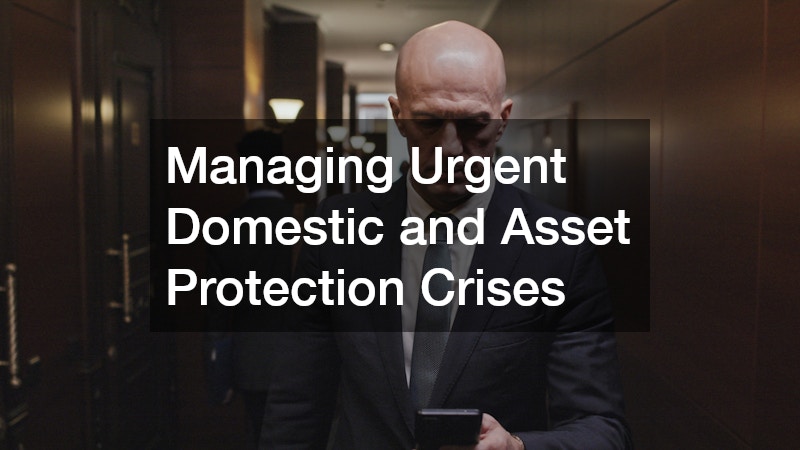 Managing Urgent Domestic and Asset Protection Crises