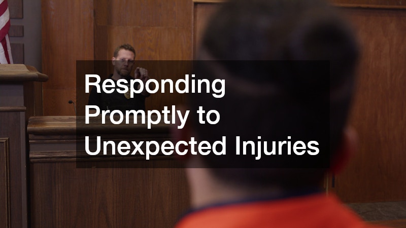 Responding Promptly to Unexpected Injuries