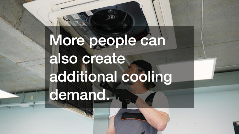 More people can also create additional cooling demand.