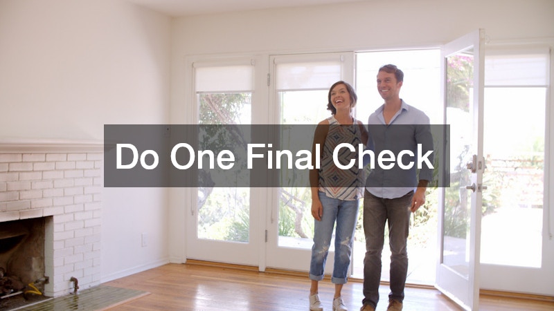 Do One Final Check