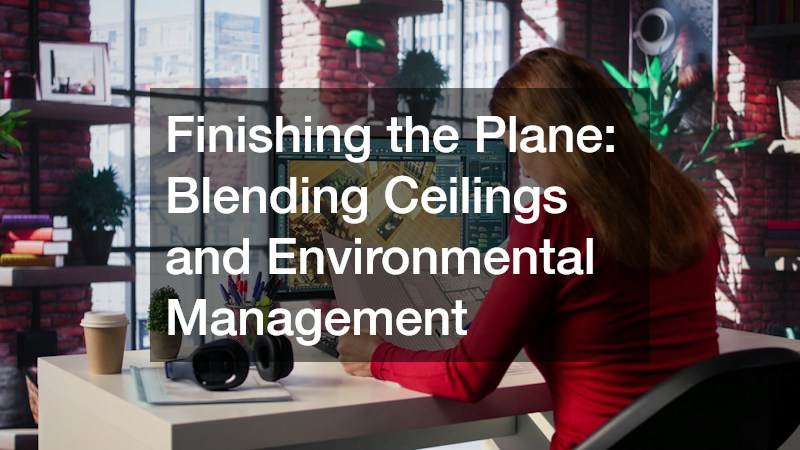 Finishing the Plane: Blending Ceilings and Environmental Management
