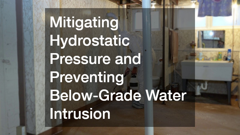 Mitigating Hydrostatic Pressure and Preventing Below-Grade Water Intrusion