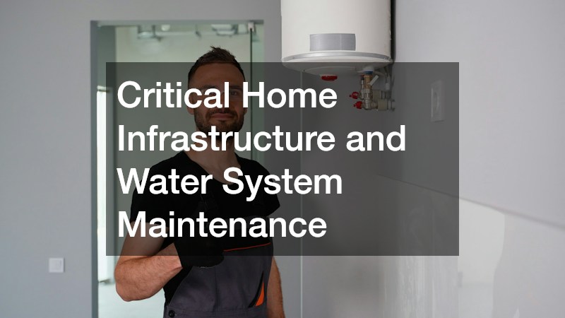 Critical Home Infrastructure and Water System Maintenance