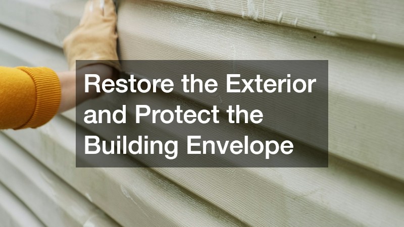 Restore the Exterior and Protect the Building Envelope