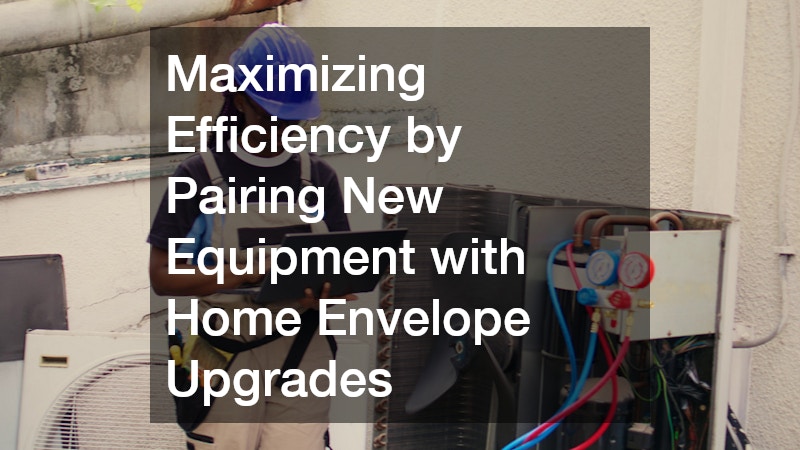 Maximizing Efficiency by Pairing New Equipment with Home Envelope Upgrades