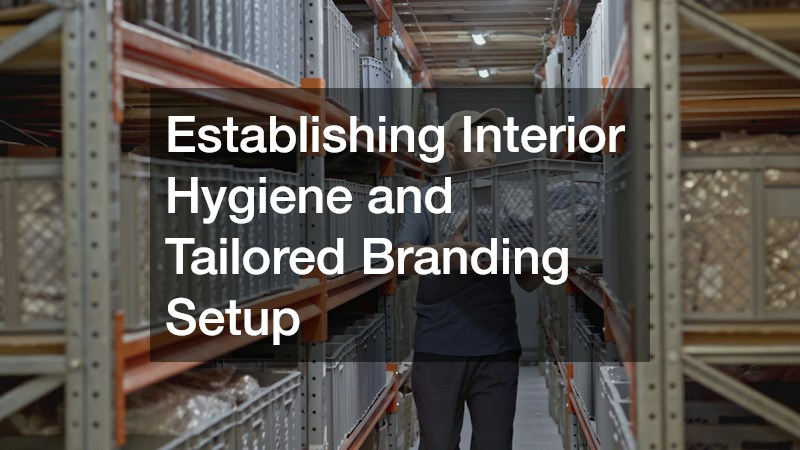 Establishing Interior Hygiene and Tailored Branding Setup