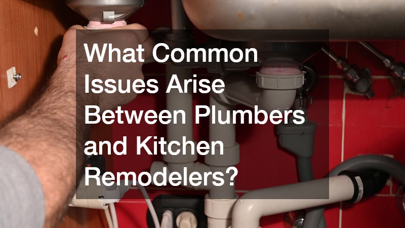 What Common Issues Arise Between Plumbers and Kitchen Remodelers?
