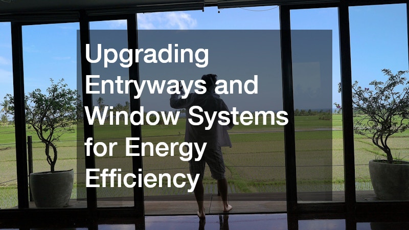 Upgrading Entryways and Window Systems for Energy Efficiency