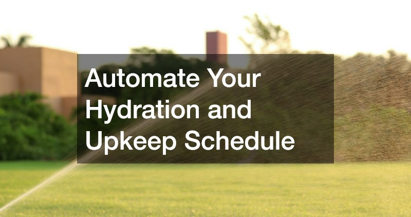 Automate Your Hydration and Upkeep Schedule