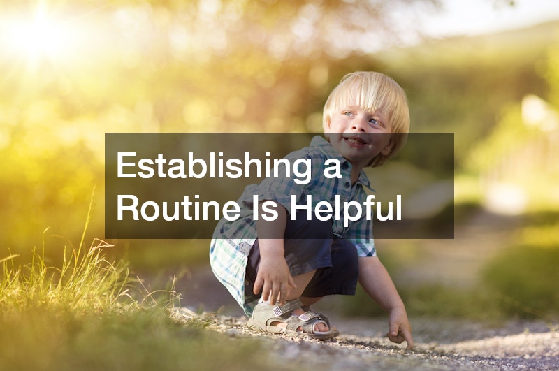 Establishing a Routine Is Helpful