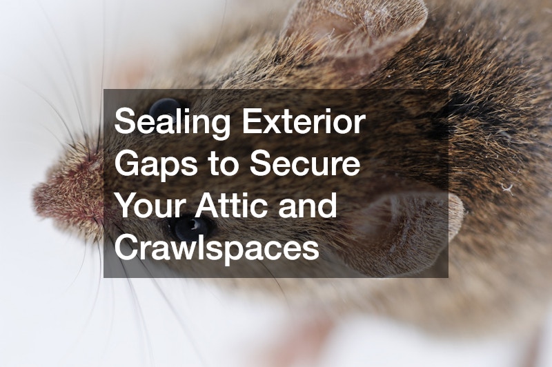 Sealing Exterior Gaps to Secure Your Attic and Crawlspaces