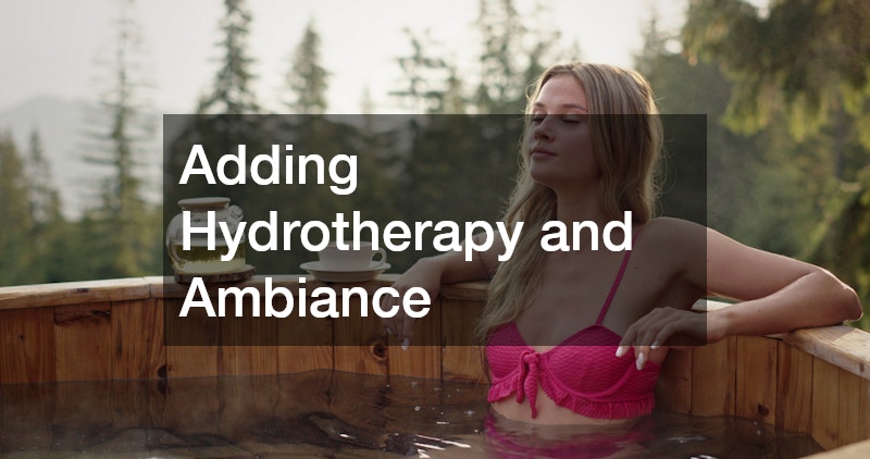 Adding Hydrotherapy and Ambiance