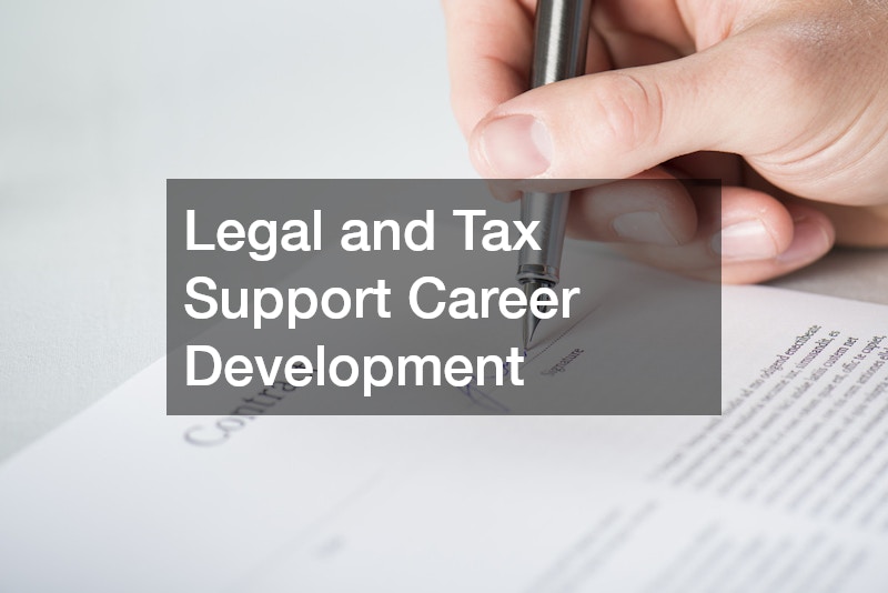 Legal and Tax Support Career Development