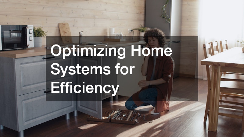 Optimizing Home Systems for Efficiency