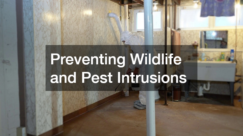 Preventing Wildlife and Pest Intrusions