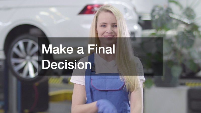 Make a Final Decision