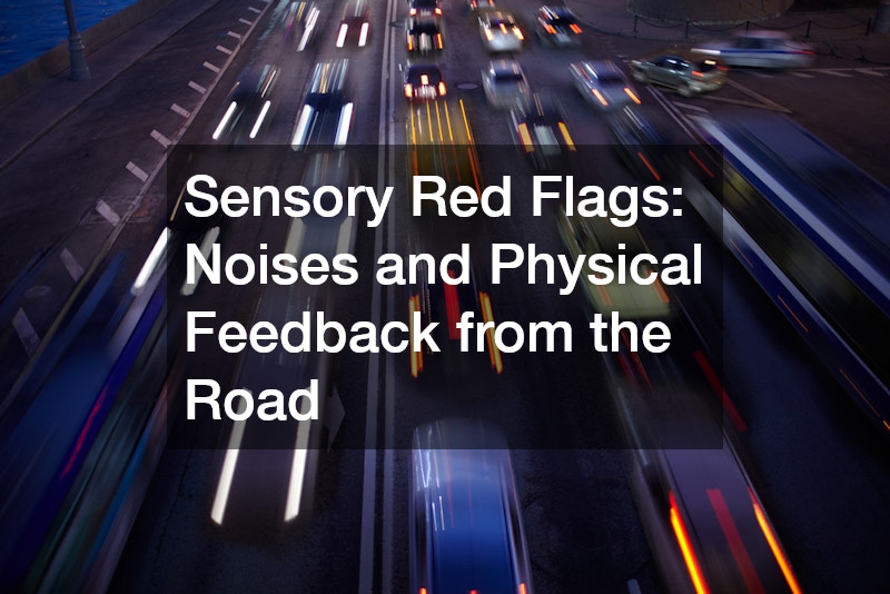 Sensory Red Flags: Noises and Physical Feedback from the Road