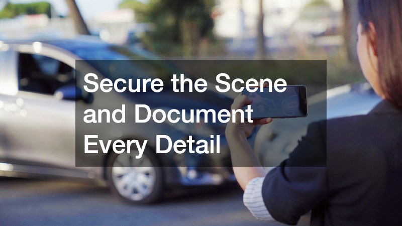 Secure the Scene and Document Every Detail