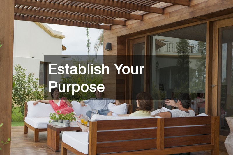 Establish Your Purpose
