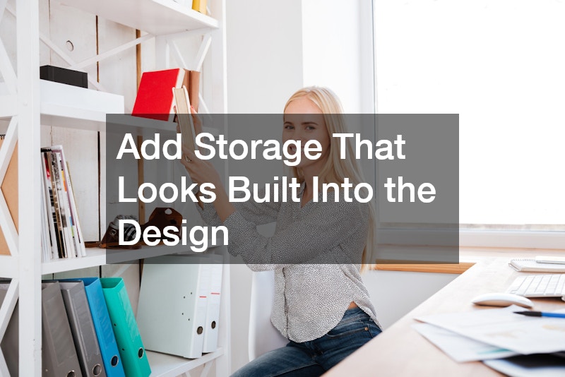 Add Storage That Looks Built Into the Design