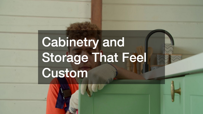 Cabinetry and Storage That Feel Custom