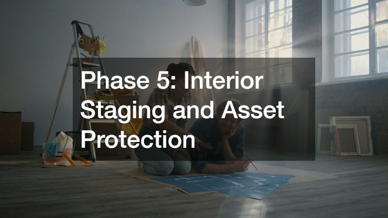 Phase 5: Interior Staging and Asset Protection