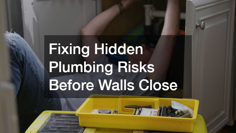 Fixing Hidden Plumbing Risks Before Walls Close