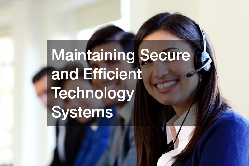 Maintaining Secure and Efficient Technology Systems
