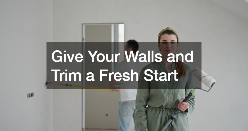 Give Your Walls and Trim a Fresh Start
