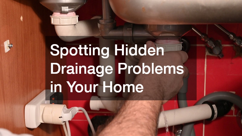 Spotting Hidden Drainage Problems in Your Home
