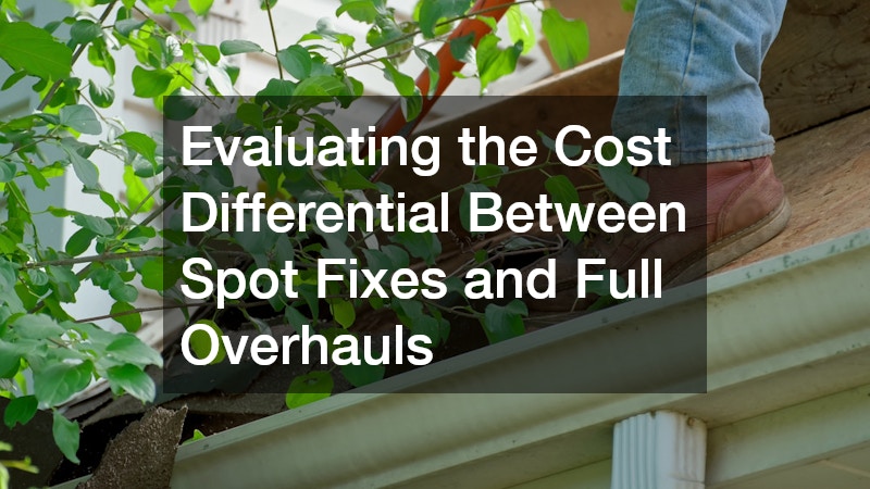 Evaluating the Cost Differential Between Spot Fixes and Full Overhauls