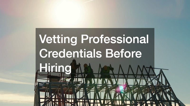 Vetting Professional Credentials Before Hiring