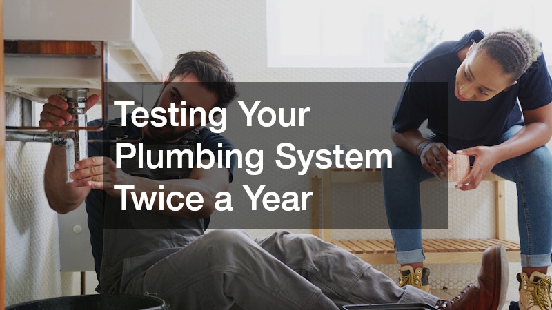 Testing Your Plumbing System Twice a Year