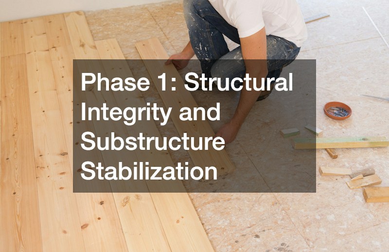 Phase 1: Structural Integrity and Substructure Stabilization