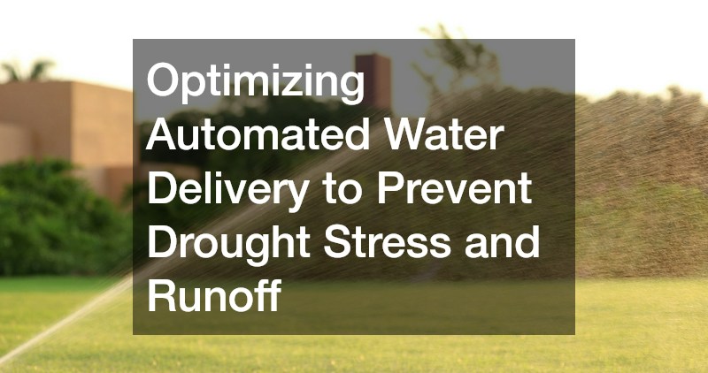 Optimizing Automated Water Delivery to Prevent Drought Stress and Runoff