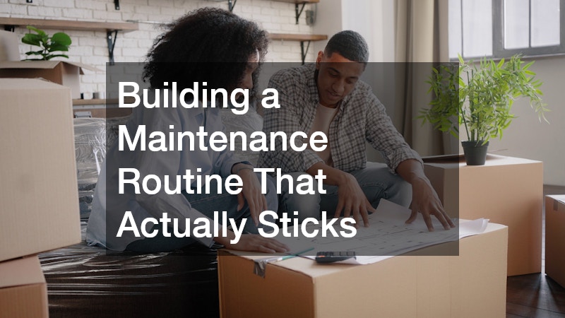 Building a Maintenance Routine That Actually Sticks